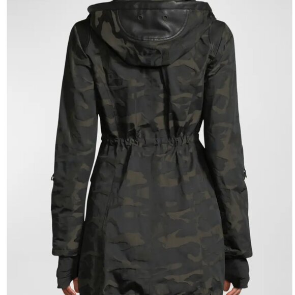 Blanc Noir Camo-Print Hooded Anorak Jacket - Picture 2 of 14